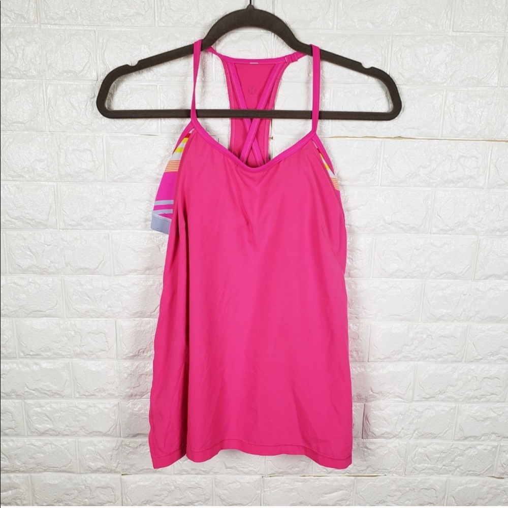 💕SALE💕 Lululemon Pink New Amped Tank - Picture 3 of 9